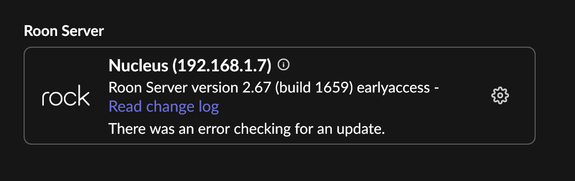 Can't update ROCK from version 2.67 (build 1659) - Early Access