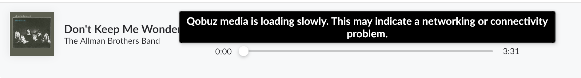 Media Loading slowly - Qobuz Error (ref#BAD4RS) - Support - Roon Labs ...