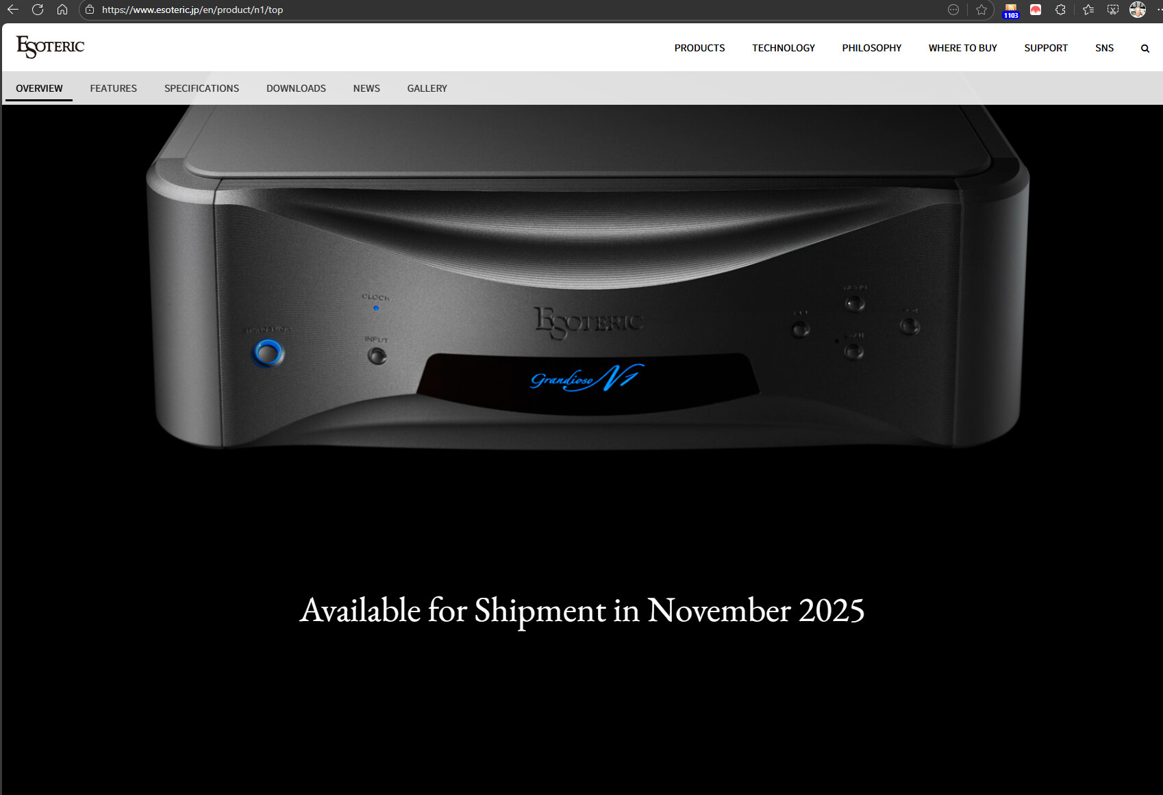 Esoteric N1T not certified by Roon (ref#00E761) - Support - Roon Labs ...