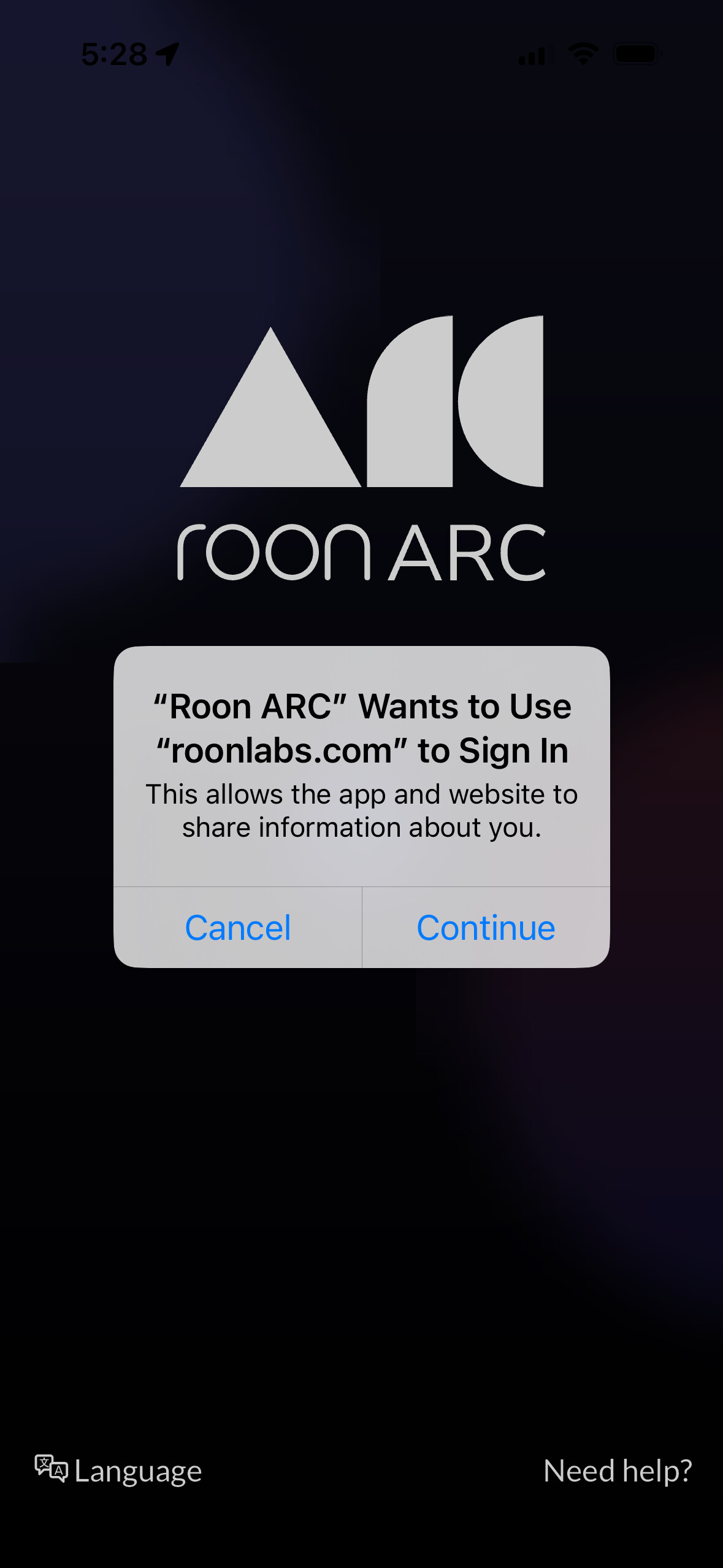 Can't log in to ARC using iPhone 14 - Support - Roon Labs Community
