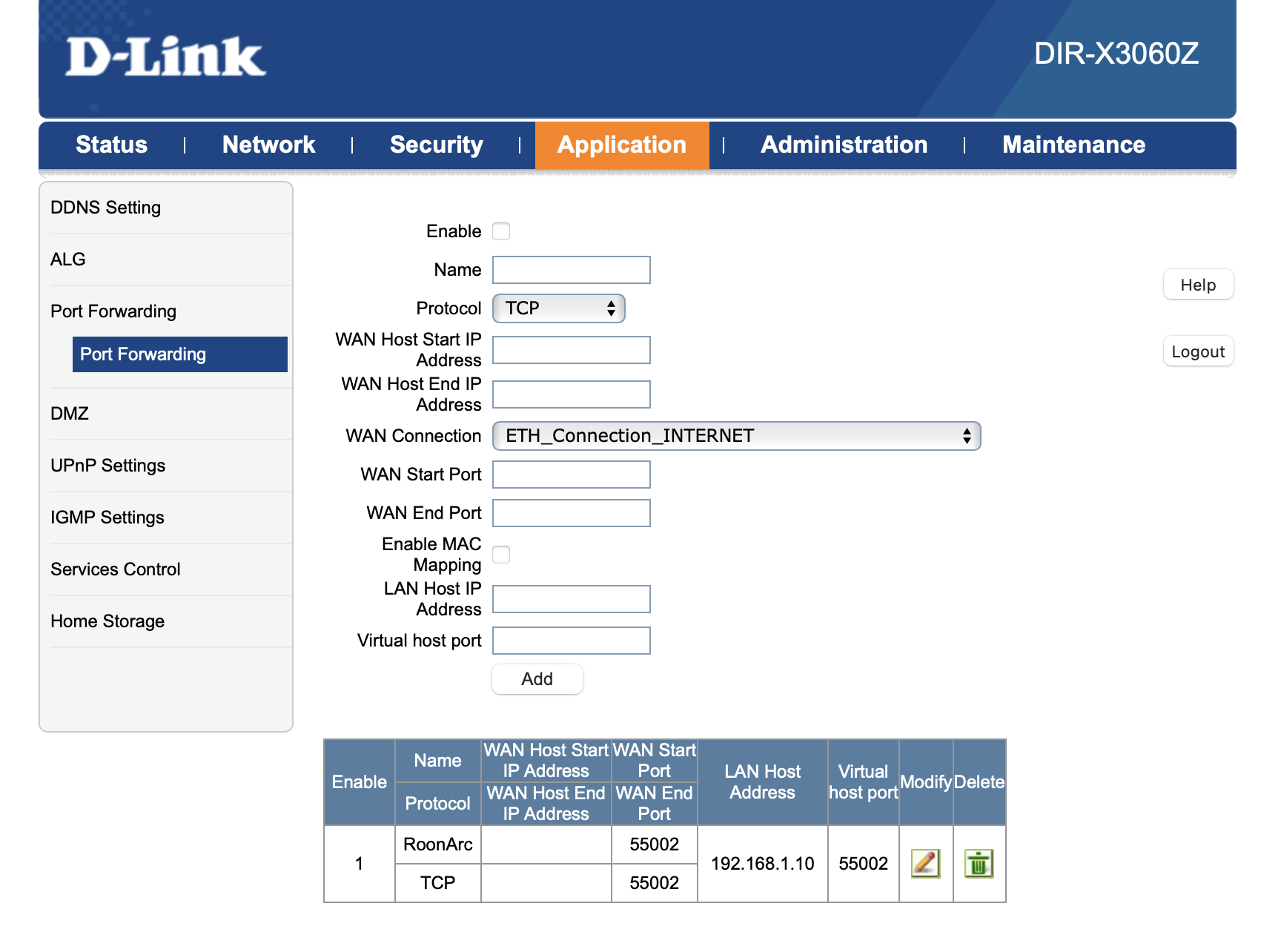 Roon ARC Port Forwarding Configuration Issue (ref#R8T9RV) - ARC: Port ...