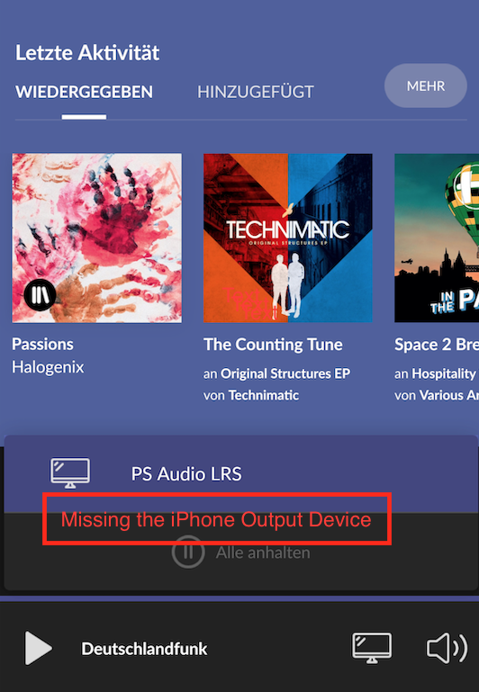 Roon iOS App: Local Audio Device Missing After iOS 18 Update (ref