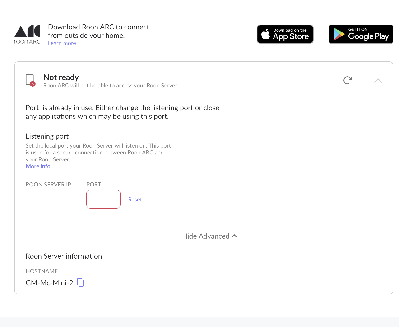 Unable to connect to Roon on iPad (ref#KM3TU7) - Support - Roon Labs ...